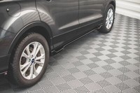 Maxton Design Seitenschweller Ansatz (Paar) Passend FüR Ford Escape Mk3 Schwarz