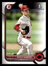 2022 Bowman Draft #BD-17 Bryce Hubbart Card Cincinnati Reds
