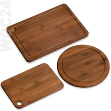 Frühstücksbrettchen Schneidebrett Servierbrett Vesperteller Teller BAMBUS HOLZ