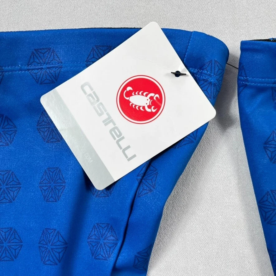 Castelli 自行车莱卡护膝男式 XL 全新带标签 立式 2 癌症标志 — 第 2/4 张图片