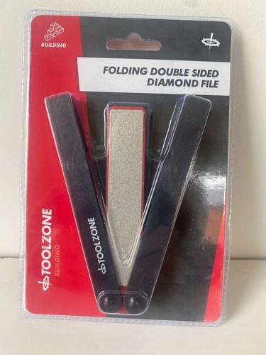 Folding Pocket Diamond File Sharpener Double Sided bushcraft pruning 240g 400g - Picture 18 of 24