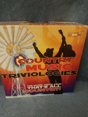 Country Music Triviologies Trivia Board Game USA Complete 2005