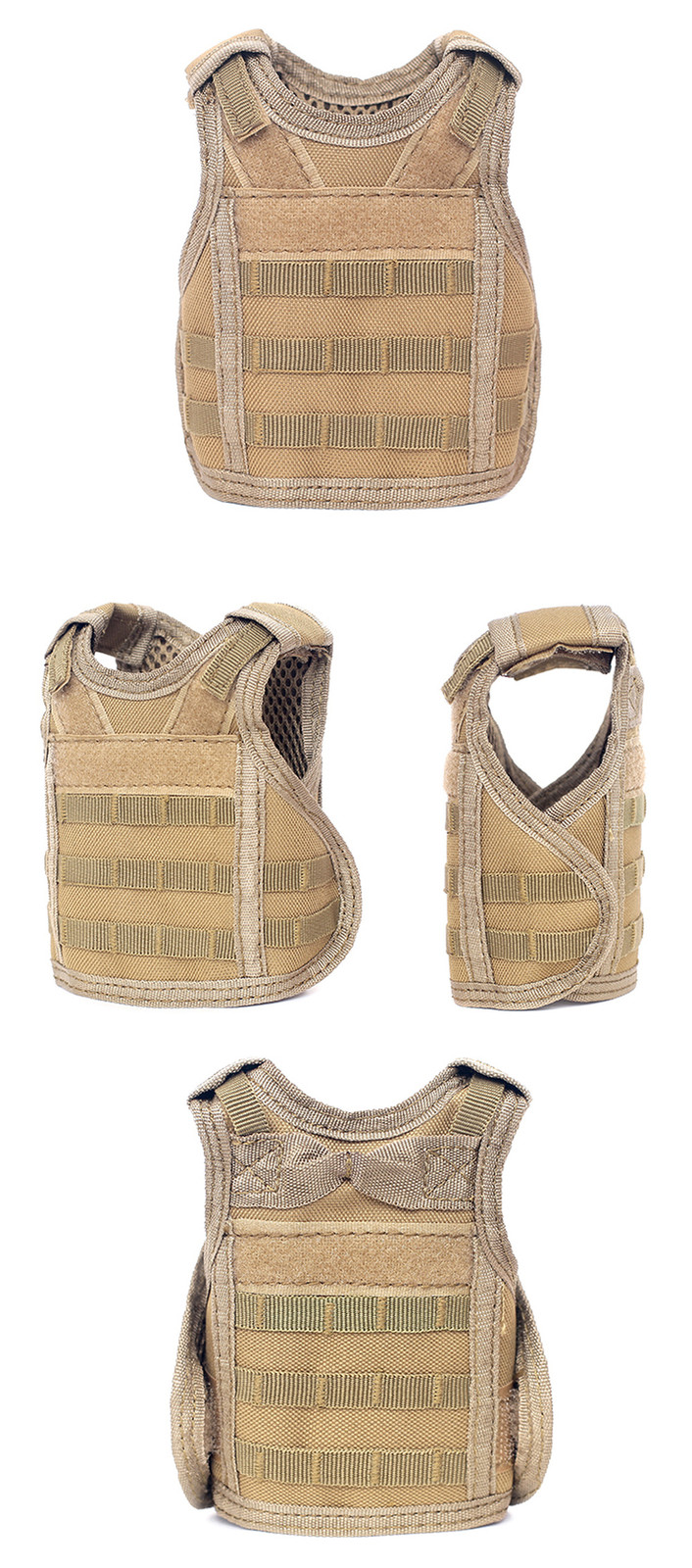 Molle Vest Mini Water Bottle Cover Holder Beverage Cooler