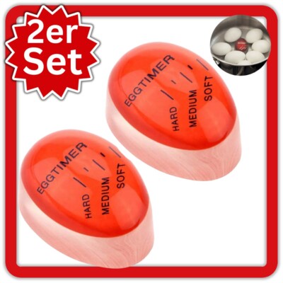  Eieruhr Egg Perfect zum Mitkochen mit Farbwechsel Eggtimer Timer Eierform Eier