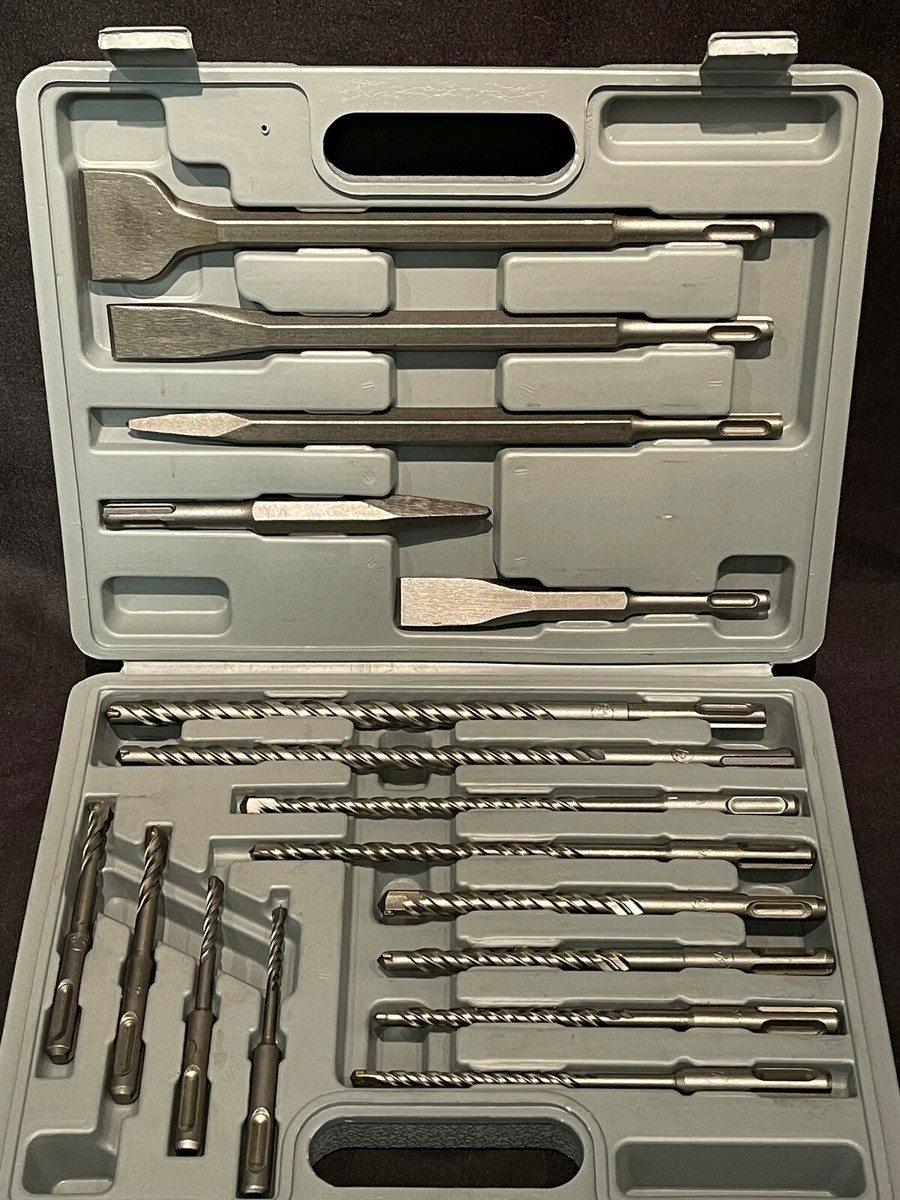 SDS DOUBLE TWIST Rotary Hammer Percussion Drill Bit Kit Set fit Dewalt  Milwaukee
