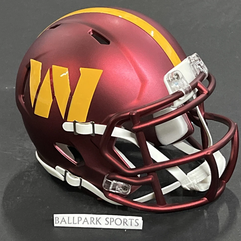 Mini casco de velocidad de los Washington Commanders Riddell con licencia NFL ¡Nuevo! Foto 3 de 4