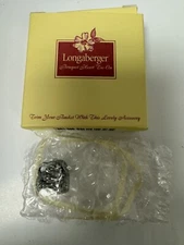 Longaberger 2001 Sweetheart Basket Bouquet Heart Tie-On