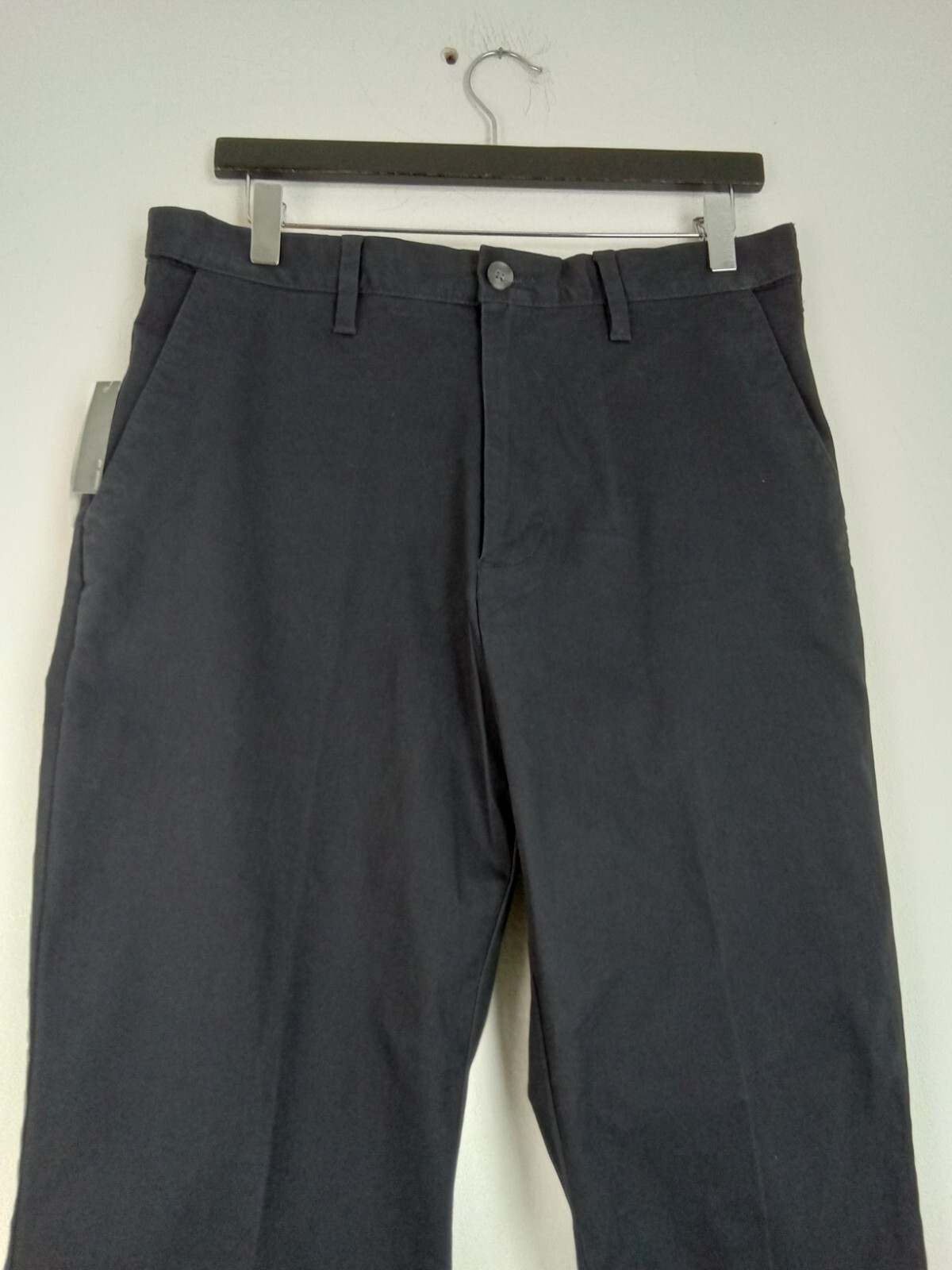 M&S Regular Fit Active Waist Trousers Navy NEW F2 eBay