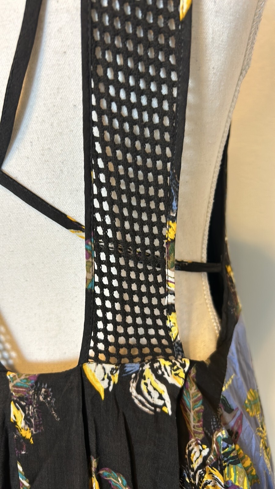 Free People | Thought I Was Dreaming Black And Blue Floral Mini Dress | Small