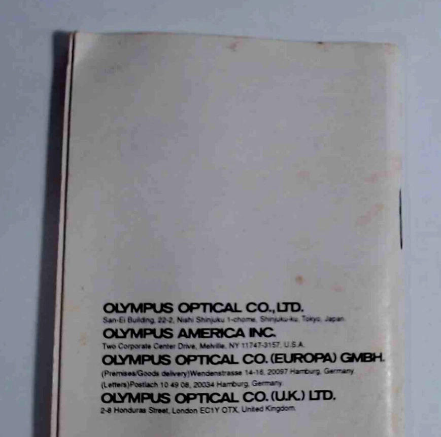 Grabadora Olympus Microcasette Pearlcorder S832 Manual de instrucciones Foto 4 de 4