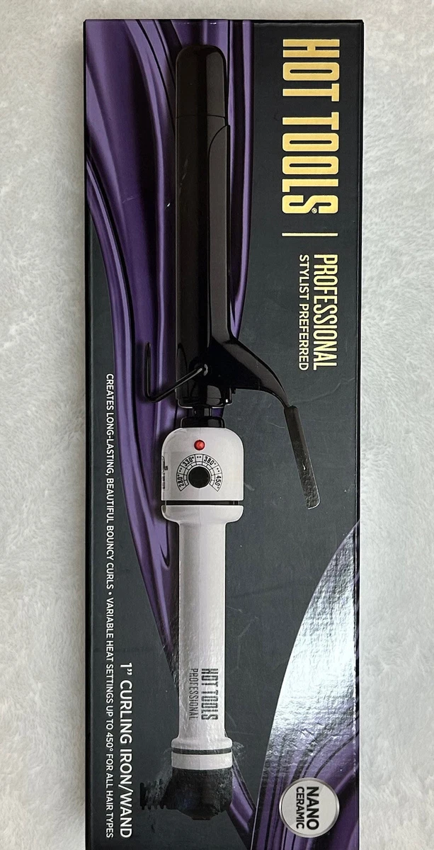 Hot tools flipperless cheap curling wand 1 inch