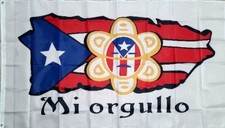 Puerto Rico Flag Sun Taino 3 X 5 Feet W/ Brass Grommets Free Shipping