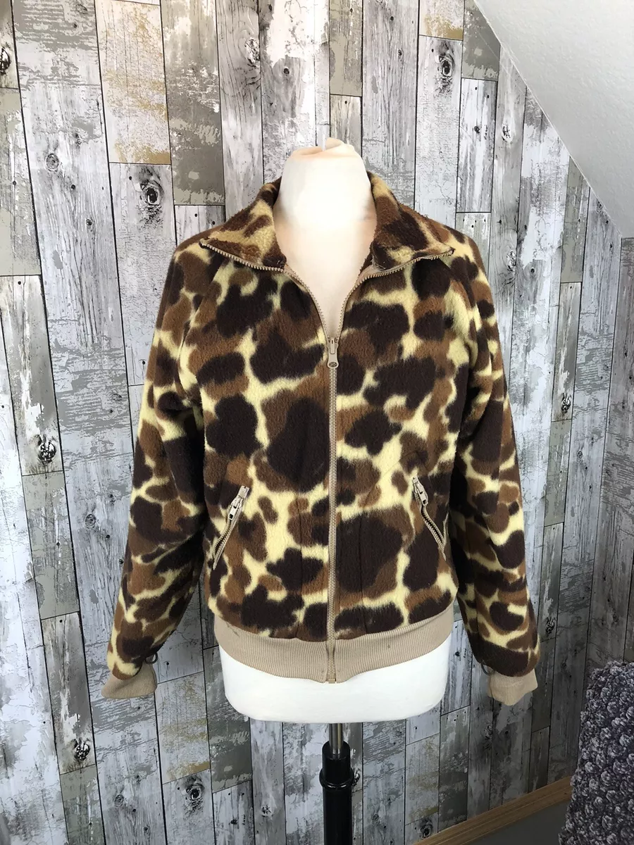 vintage Columbia Camo Fleece Radial Sleeve Jacket Size Medium eBay