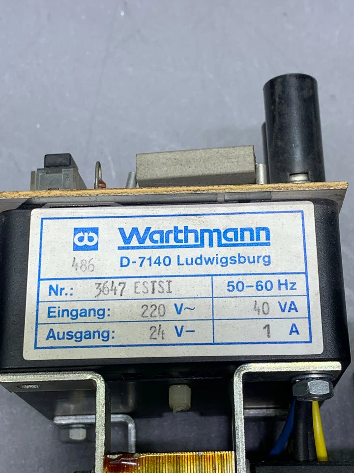 TRANSFORMATEUR WARTHMANN 3647 ESTSI  220V/24V 40VA  NEUF - Photo 4/4