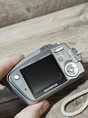 Olympus Mju Mini 4.0MP Compact Digital Camera Silver Tested | eBay