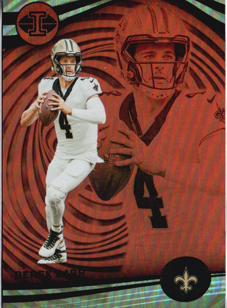 2023 Panini Illusions #78 Derek Carr Orange Trophy Collection