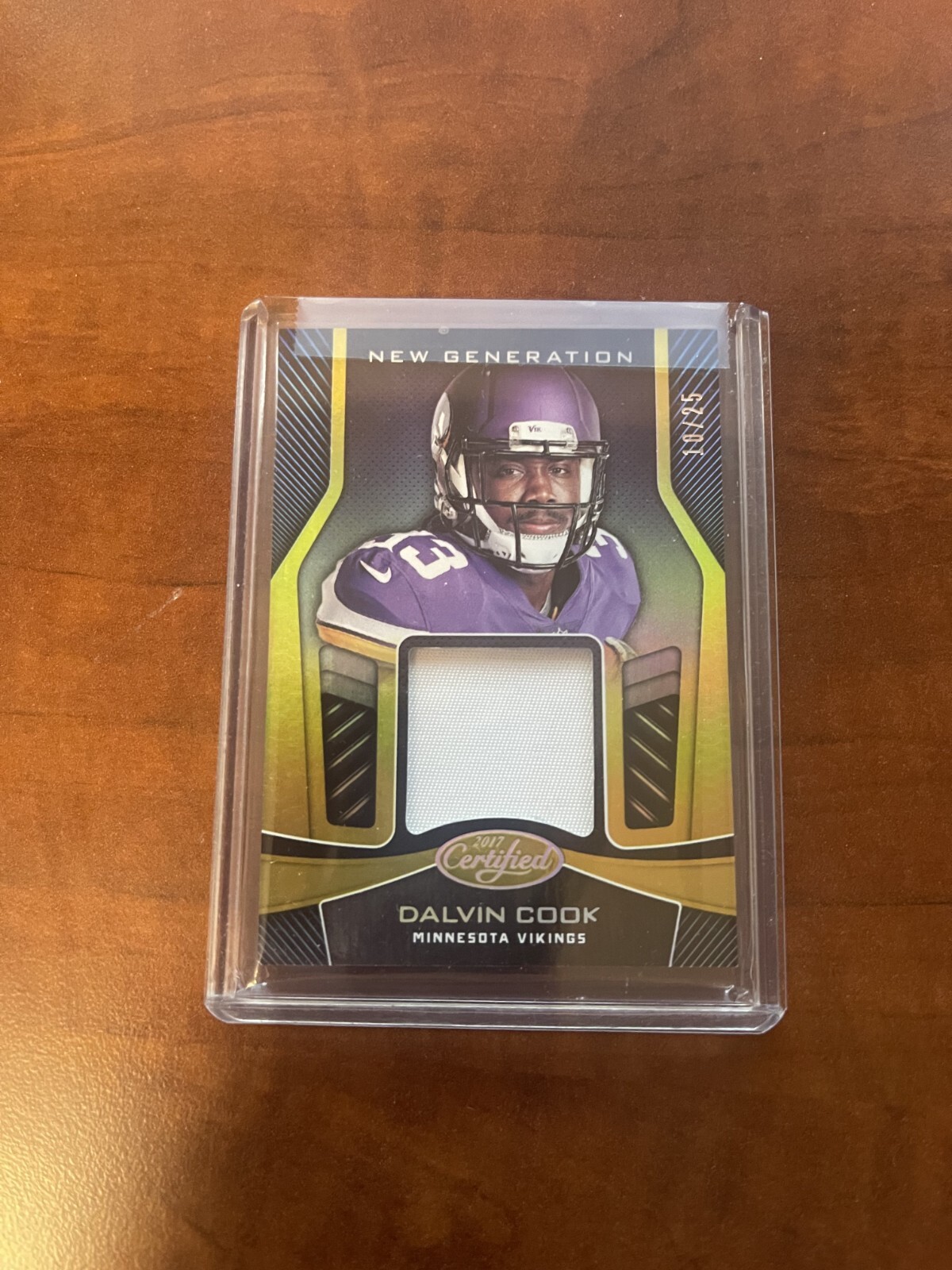 Dalvin Cook Panini Certified New Generation Jersey #DC Mirror Gold