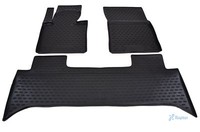 GummifußMatten Gummimatten 3D FüR Land Rover Range Rover 3 2001-2010 3 Tlg