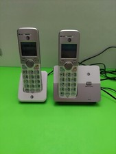 AT T cordless phone 2 handset system with Instruction Book.
