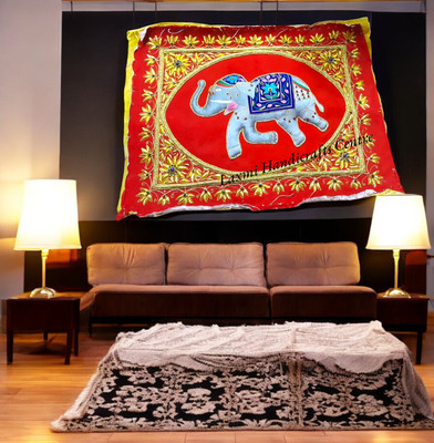 24x18 Elephant Embroidery Wall Panel Jewel Carpet Luxury Wall Hanging Home Decor