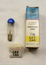 Vintage Sylvania Projector Lamp Blue Top Bulb CAV CAS NOS 2-a