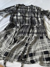 Reiss checkered work dress in the style of Alexander McQueen (size 8)