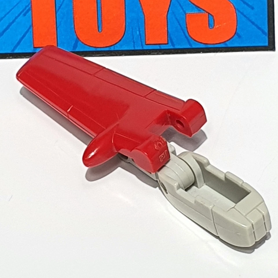 Transformers G1 Powerglide LEFT WING arm original red mini vehicle plane part - Image 4 of 4