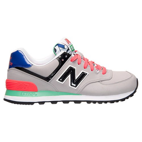 new balance wl574 grey pink