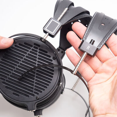 Genuine Leather Full Metal Headband For Audeze LCD Series 2 3 4 X