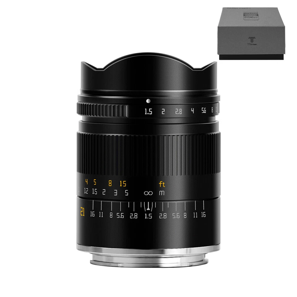 TTArtisans 21mm F1.5 Full Fame Lens Sony E mount A72 A7R2 A73 A7C A7R4 a1 A7SII - Image 2 of 4