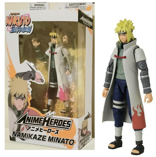 Action figure naruto shippuden - minato namikaze - quarto hokage