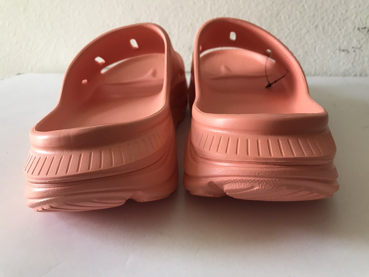 UNISEX HOKA ORA RECOVERY SLIDE ON SANDAL ORANGE/PAPAYA 