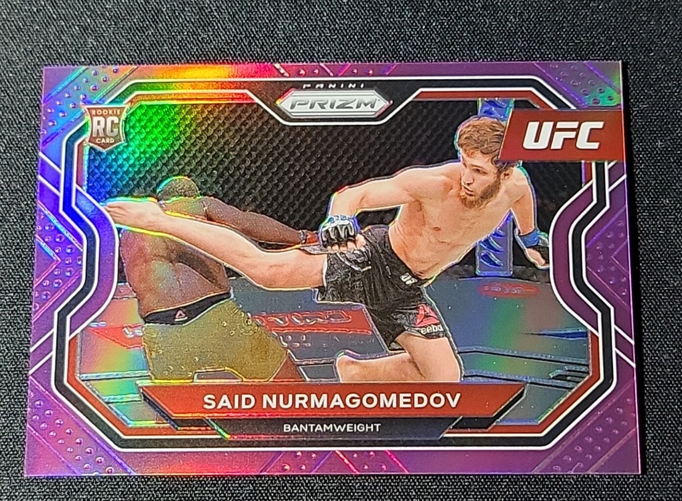 2021 Said Nurmagomedov ROOKIE UFC PRIZM PURPLE REFRACTOR RARE SP  # /149