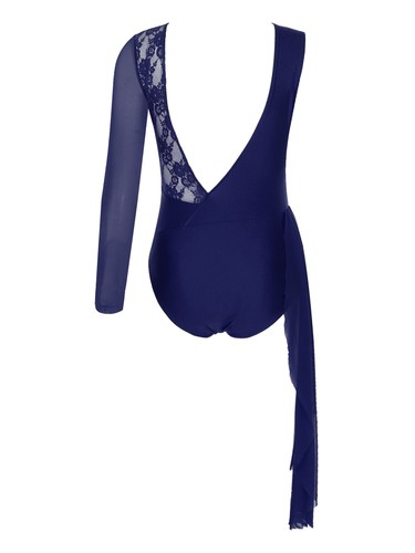 Body asimmetrico donna danza lirica palco performance body jazz floreale - Foto 60 di 89