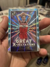COREY KISPERT HOLO TEAL LASER - 2021-22 DONRUSS GREAT X-PECTATIONS #20 WIZARDS