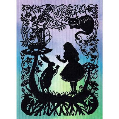 Bothy Threads Kreuzstich-Set ''Alice im Wunderland'', 26x36cm, XFT4P, Zählmuster