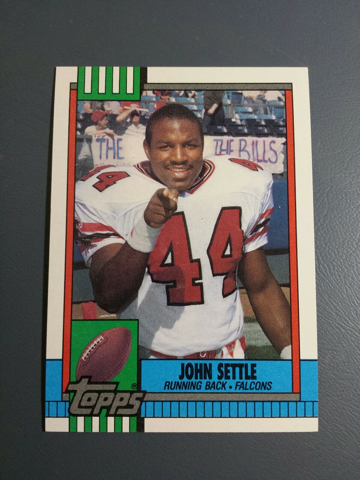 JOHN SETTLE 1990 TOPPS FOOTBALL Card # 473 C1750