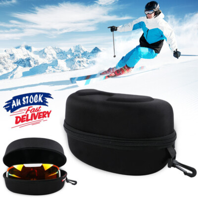 Snow Goggle Box Snowboard Snow Waterproof Ski Goggles Glasses Protection Carrying +Hard ...