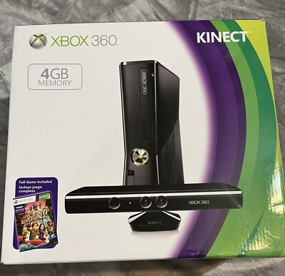 Vintage XBOX 360 Kinect  New In Box!! Bundle Console Game 2000s Retro