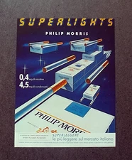 H894 - Advertising Advertising -1982 - PHILIP MORRIS SUPERLIGHT SUPERLIGHT