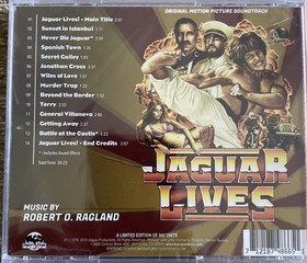 Jaguar Lives Orignal Score CD Soundtrack Robert O. Ragland OOP Ltd Ed 500 SEALED