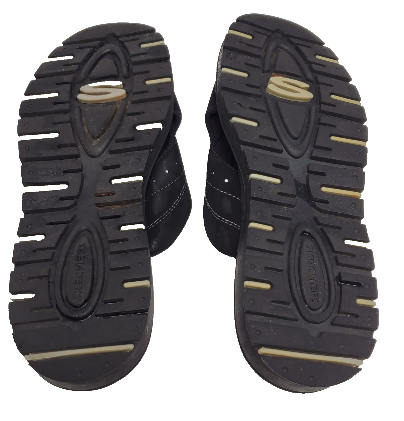 Skechers Chunky Black Platform Sandals G TECH Size 11 (12") image 5