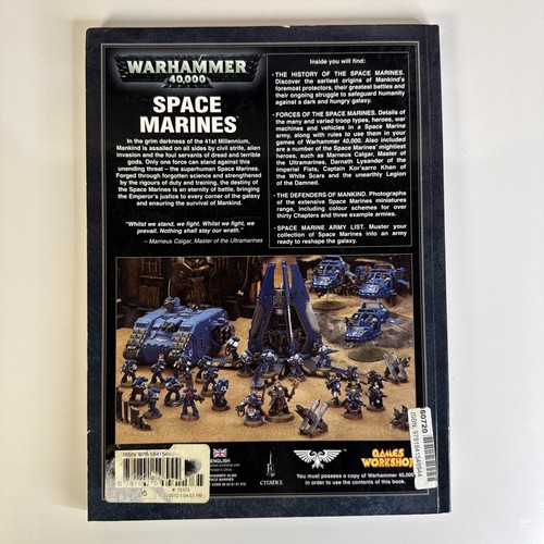 Warhammer 40,000 Codex: Space Marines - Paperback By Matthew Ward - Foto 2 di 3