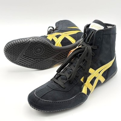 ASICS EX-EO Ringer Boxschuhe Neues Modell TWR900 1083A001 Schwarz Gold Gold