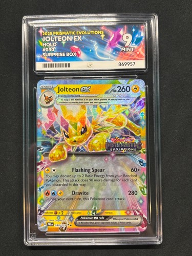 Jolteon ex graded ACE 9 for sale on eBay