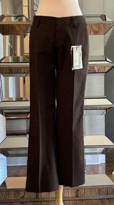 Dsquared2 Women's Brown Tuxedo Pants SZ 40, US 4 New With Tags Made In Italy