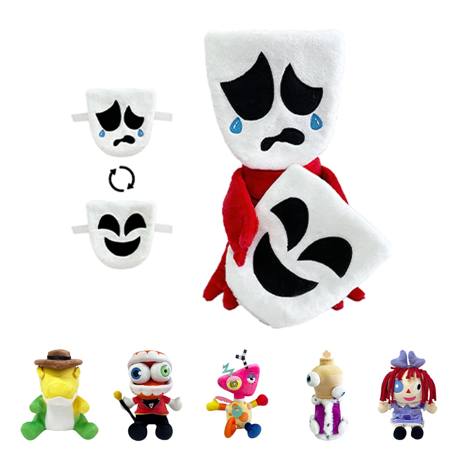 Peluche de cirque numérique anti stress en tissu doux pour petits et grands