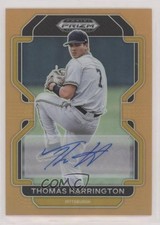 2022 Panini Prizm Draft Picks Neon Orange 15/20 Thomas Harrington Auto 03bh