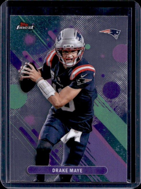 2025 Topps Finest Drake Maye #62 Patriots