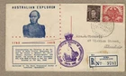 Australia 1946 RGSAQ Mitchell  2½d Peace Cover Registered Roma